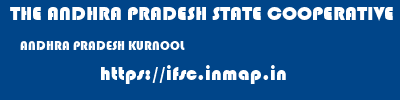 THE ANDHRA PRADESH STATE COOPERATIVE BANK LIMITED  ANDHRA PRADESH KURNOOL    ifsc code